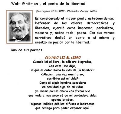 Concurso Walt Whitman